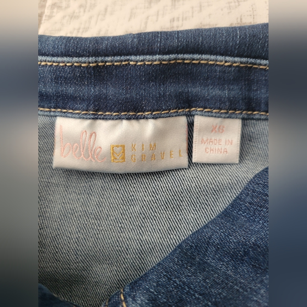 XS BELLE Women's Denim Jacket BY KIM GRAVEL - Picture 3 of 4